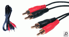 Cable armado AUDIO 2M RCA a 2M RCA  2,0M std