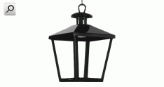 Artef colgar  1xE27 colonial 4c H 260 Ac NEG