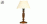 Artef velador  1xE27 Rustico c-pant