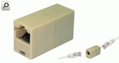 Ficha PC adapta 1H RJ45 a 1H RJ45