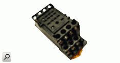Zocalo rele 10A 14p plana p-din