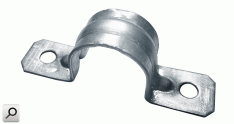 Abrazadera omega 2p  22,0mmD  ChAc