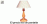 Artef velador  1xE27  1020 s-pant ROB-DOR