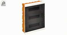 Caja TM Din  48 b emb ABS  BLA cNAR p-FUM