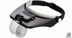 Lupa c-visera 4lent c-luz ZD3037