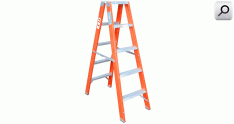Escalera  2,40M PRFV  8esc tijera do-ac 113kG