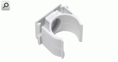 Abrazadera PVC "U" M25 abierta c-base