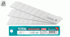 Cutter; Cuchillas 18mmA  10 hojas 100mmL