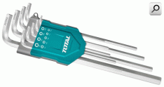 Llaves Allen Jgo   9p M  1,5 a 10mm larga