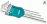 Llaves Allen Jgo   9p M  1,5 a 10mm larga