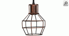 Artef colgar  1xE27 Alambre Jaula chic COB VI