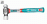 Martillo manual bolita   450Gr m-fibra vidrio