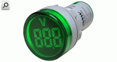 Voltimetro CA digit D22  80/500Vca VER