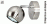 Artef pared  1xGU10 Venus CRO