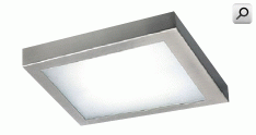 Artef techo LEDs  1x 24W BLF cuad L300 NIQ