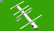 Antena UHF   4 elemen 14 al 83