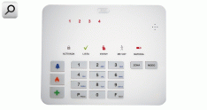 Central alarma; Panel control T 4L LED 4zonas