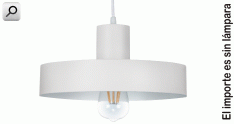 Artef colgar  1xE27 Ch d290 recto BLA