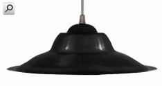 Artef colgar  1xE27 pantalla d320 Ch NEG-BLA
