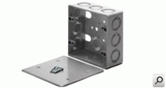 Caja dom 100x100mm PVC emb c-tapa BLA