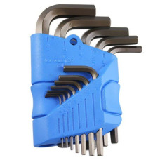 Llaves Allen Jgo  12p "L" 1/16" a 1/2" fosfat