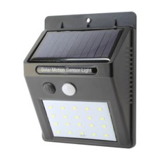 Aplique de pared LEDs SOLAR   8Leds c-sensor