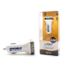 Cargador para auto USB  2 entradas  2,4A/h