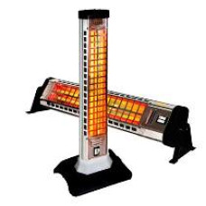 Estufa elect cuarzo 1200W vert Deluxe